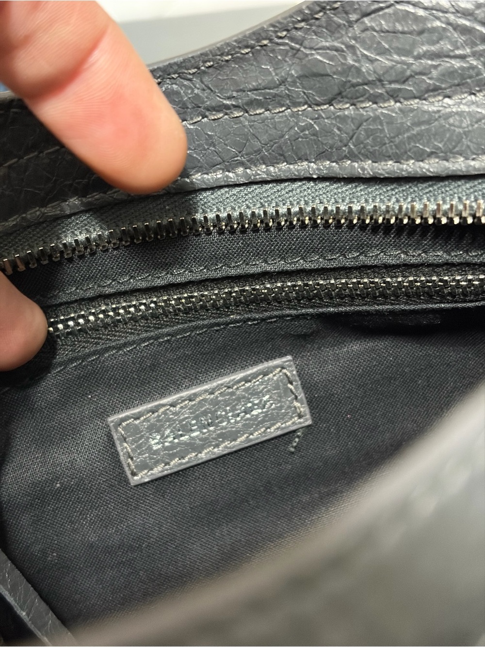 Balenciaga Classic City Mini Leather Satchel in Dark Gray - Picture 2 of 8